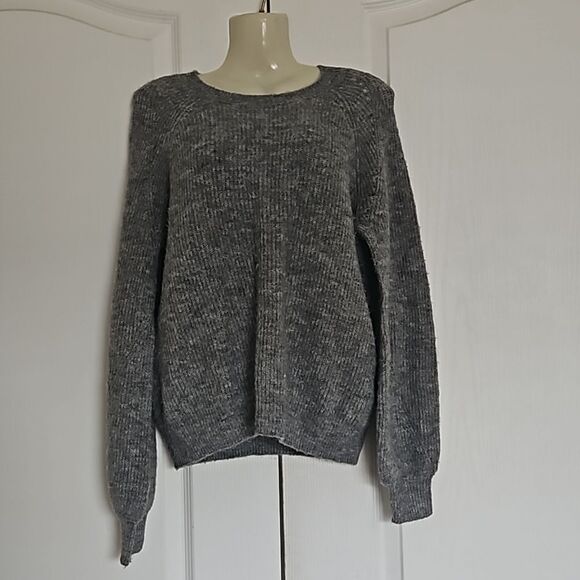 Style & Co. Knitted Long Sleeves Sweater Small Gray - Picture 2 of 16